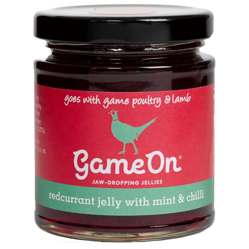 Game On Accompaniments Redcurrant Jelly with Mint and Chilli 205g